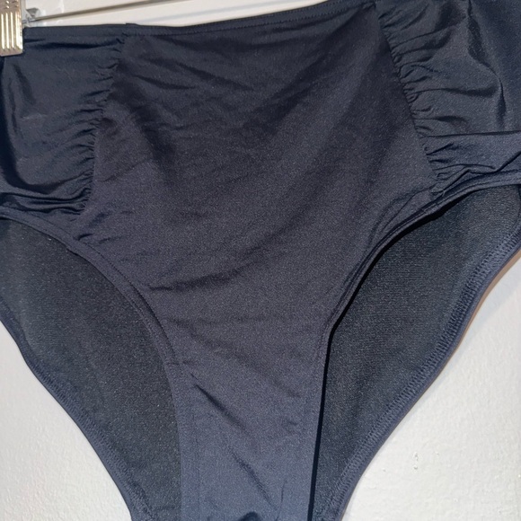 Black Women's Swim High waisted Bikini Set - Picture 5 of 8